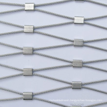 7 x 7 Flexiable Stainless Steel Ferrule Rope Mesh with High Strength